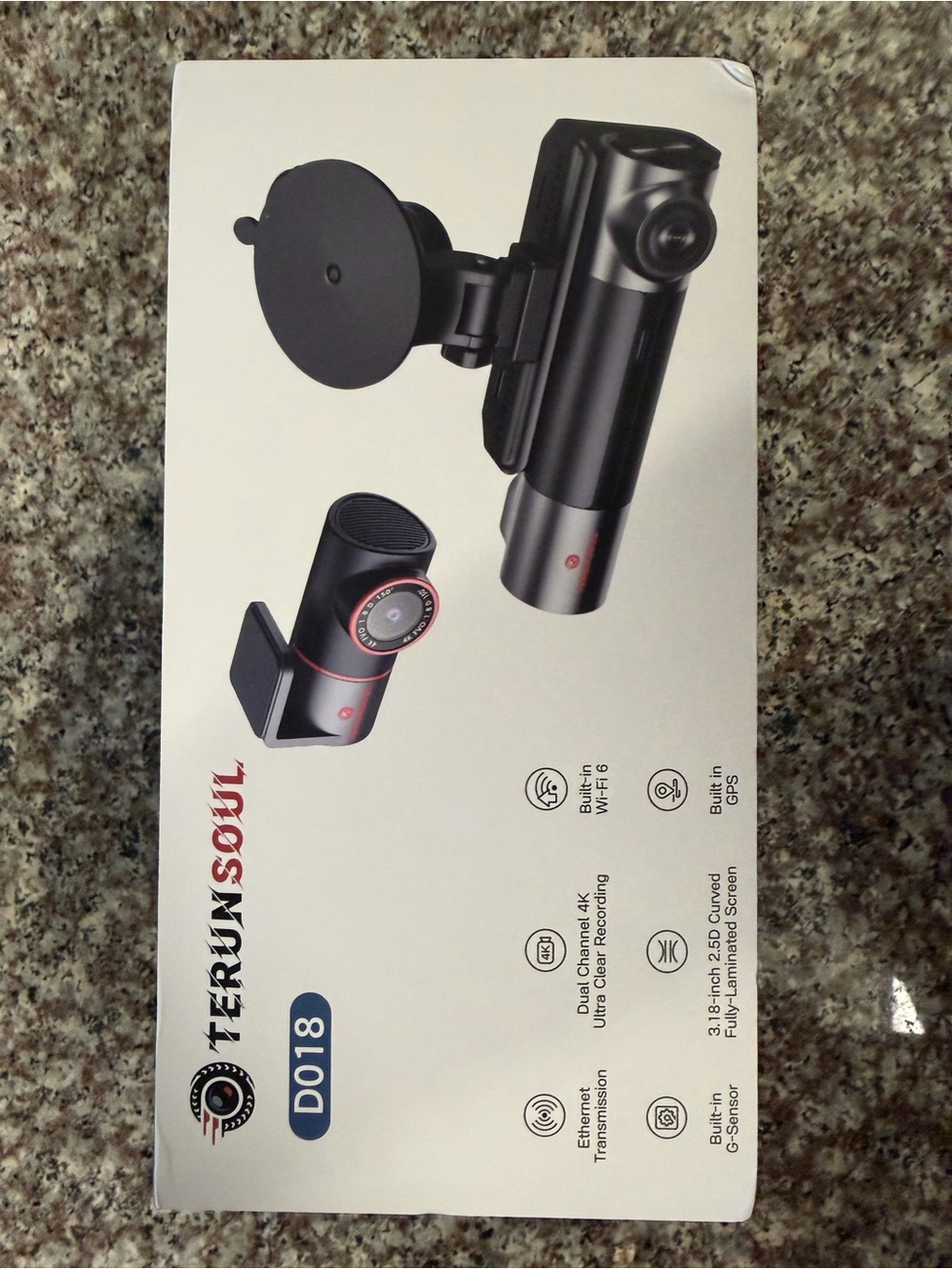 TERUNSOUL DD18 Dual Dash Camera - Black